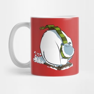 Sledding Yeti Mug